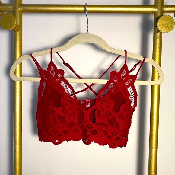 NWOT FREE PEOPLE Lace Bralette - Picture 4 of 9